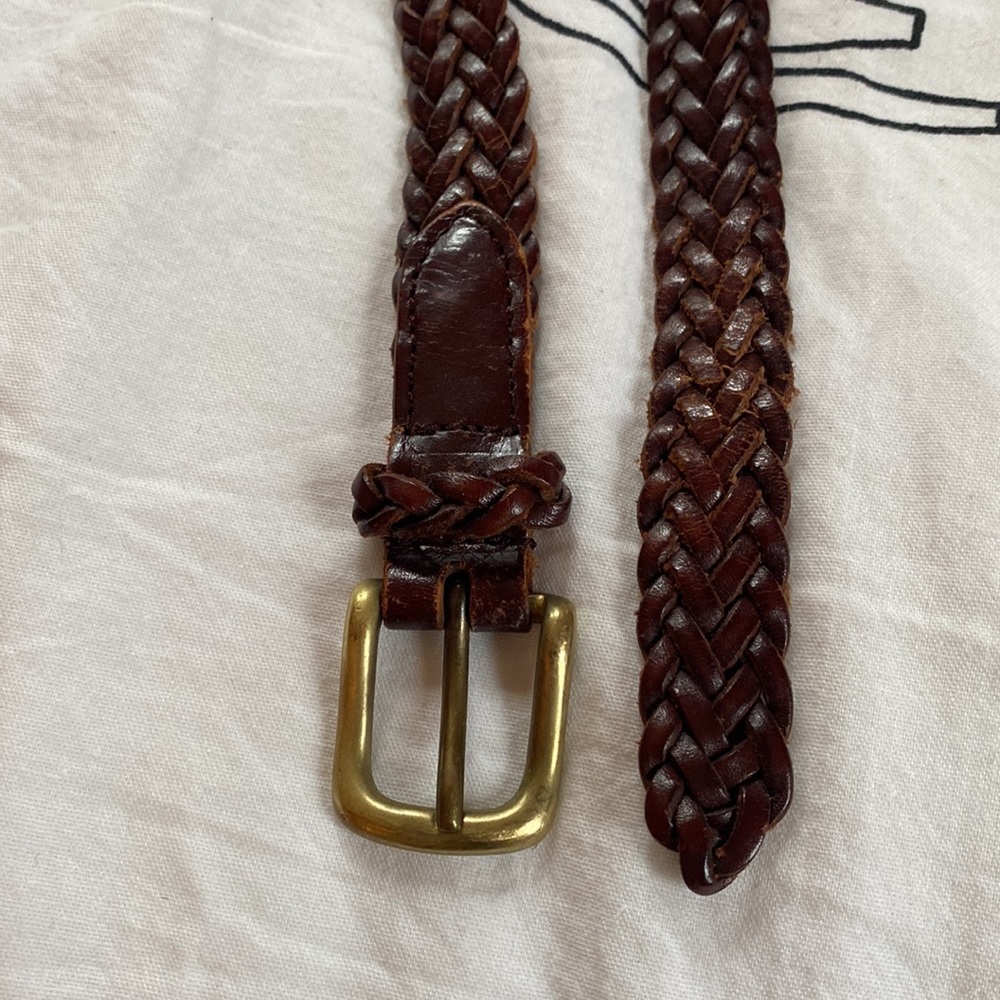 Brown genuine leather bracelet - Picture 4 of 5